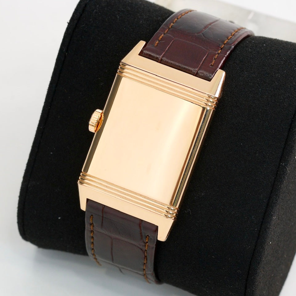 Jaeger-LeCoultre Reverso Q713256J “BURGUNDY DIAL” Tribute Small Seconds Rose Gold