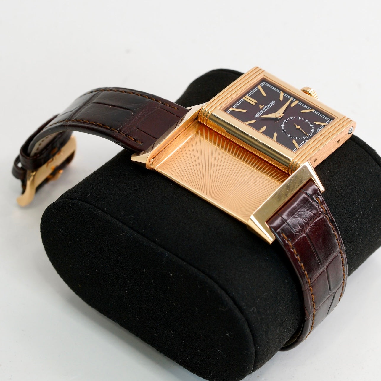 Jaeger-LeCoultre Reverso Q713256J “BURGUNDY DIAL” Tribute Small Seconds Rose Gold