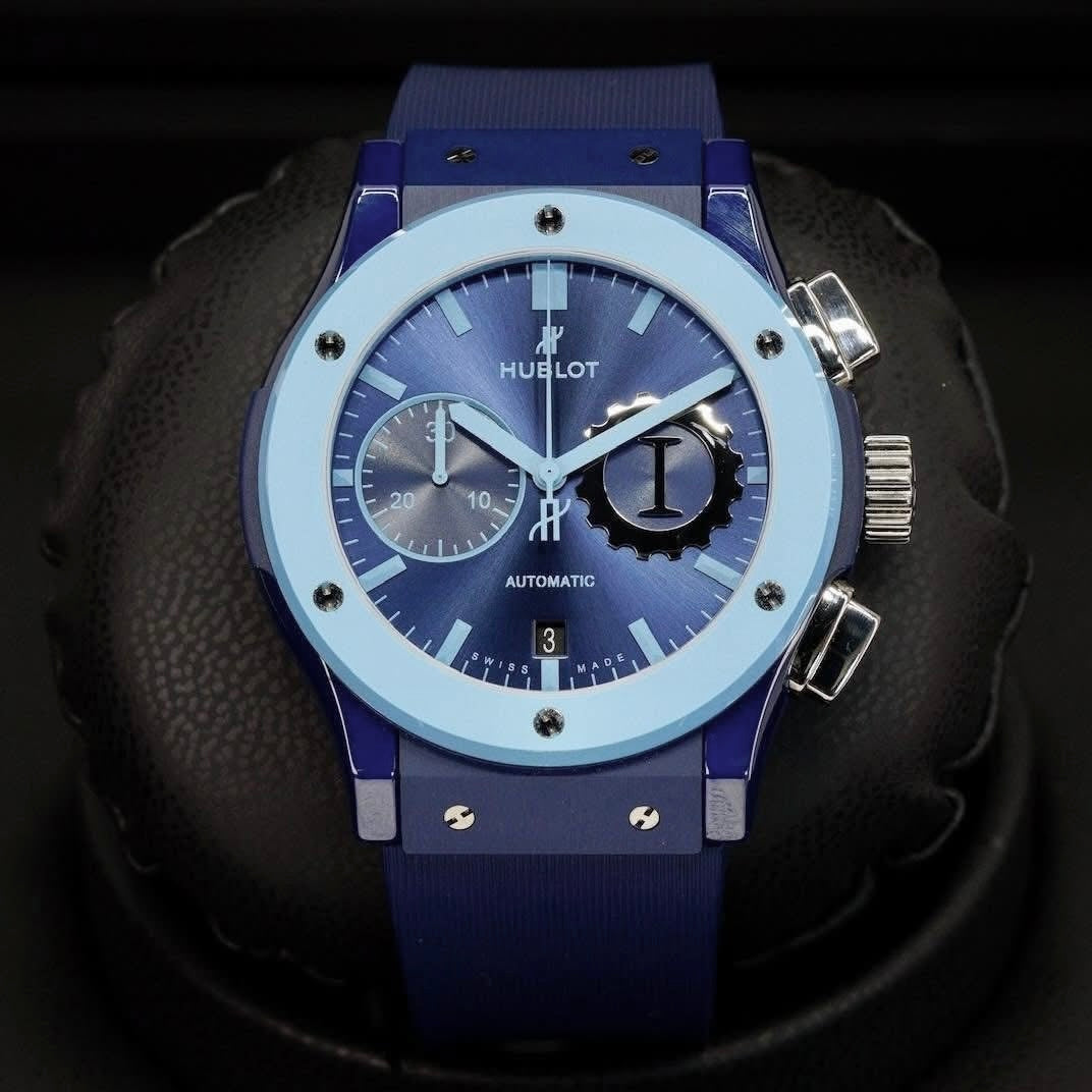 Hublot Classic Fusion 521.EX.7170.RX.GIT19 “GARAGE ITALIA” Blue Ceramic 45mm
