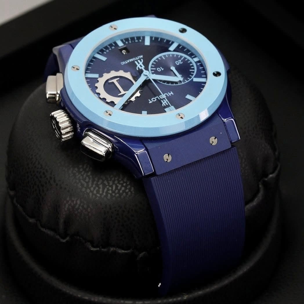 Hublot Classic Fusion 521.EX.7170.RX.GIT19 “GARAGE ITALIA” Blue Ceramic 45mm