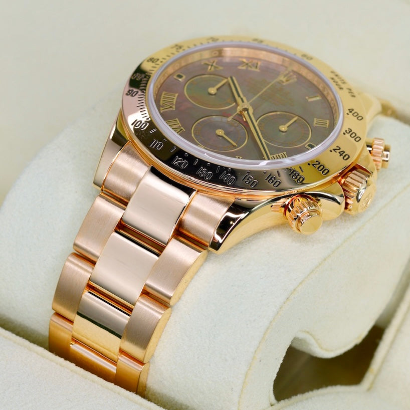 Rolex Daytona 116528 Mother Of Pearl “TAHITI” Yellow Gold 40mm 2008