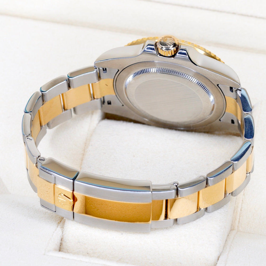 Rolex GMT-Master II 116713LN Black Dial Green Arrow Two-Tone Yellow Gold & Steel 40mm