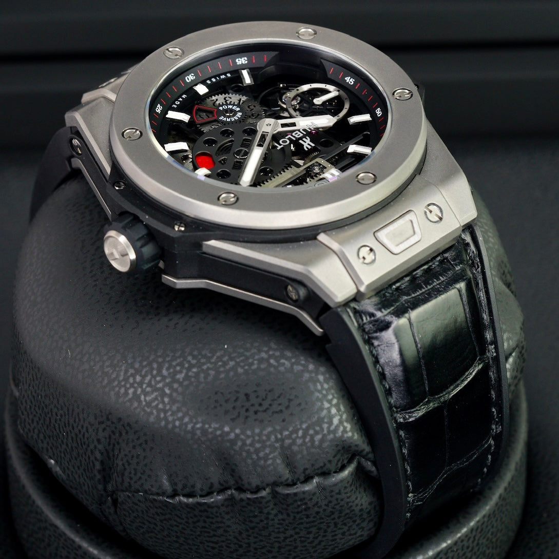 Hublot Big Bang Meca-10 414.NI.1123.RX Skeleton Dial Titanium 45mm