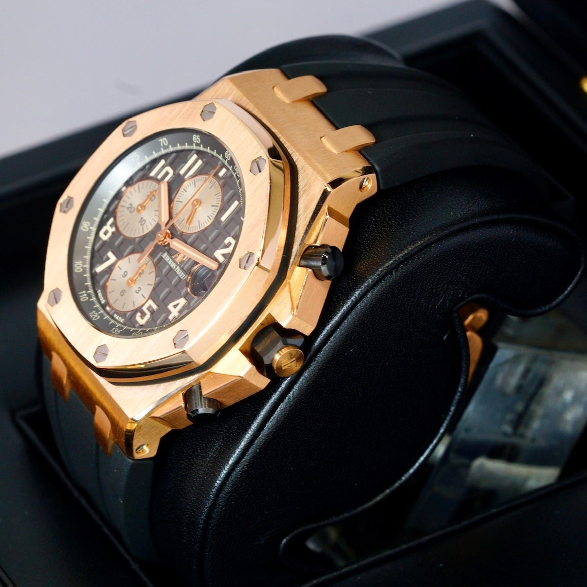 Audemars Piguet Royal Oak Offshore 26470OR.OO.A125CR.01 “HALF BRICK” Rhodium Dial Rose Gold Chronograph