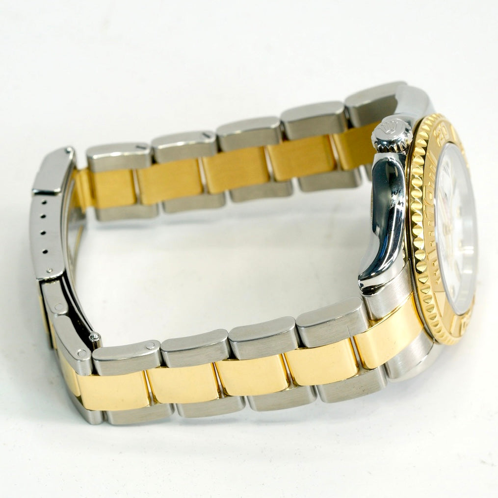 Rolex Yacht-Master 68623 Two-Tone Yellow Gold & Steel White Dial 35mm