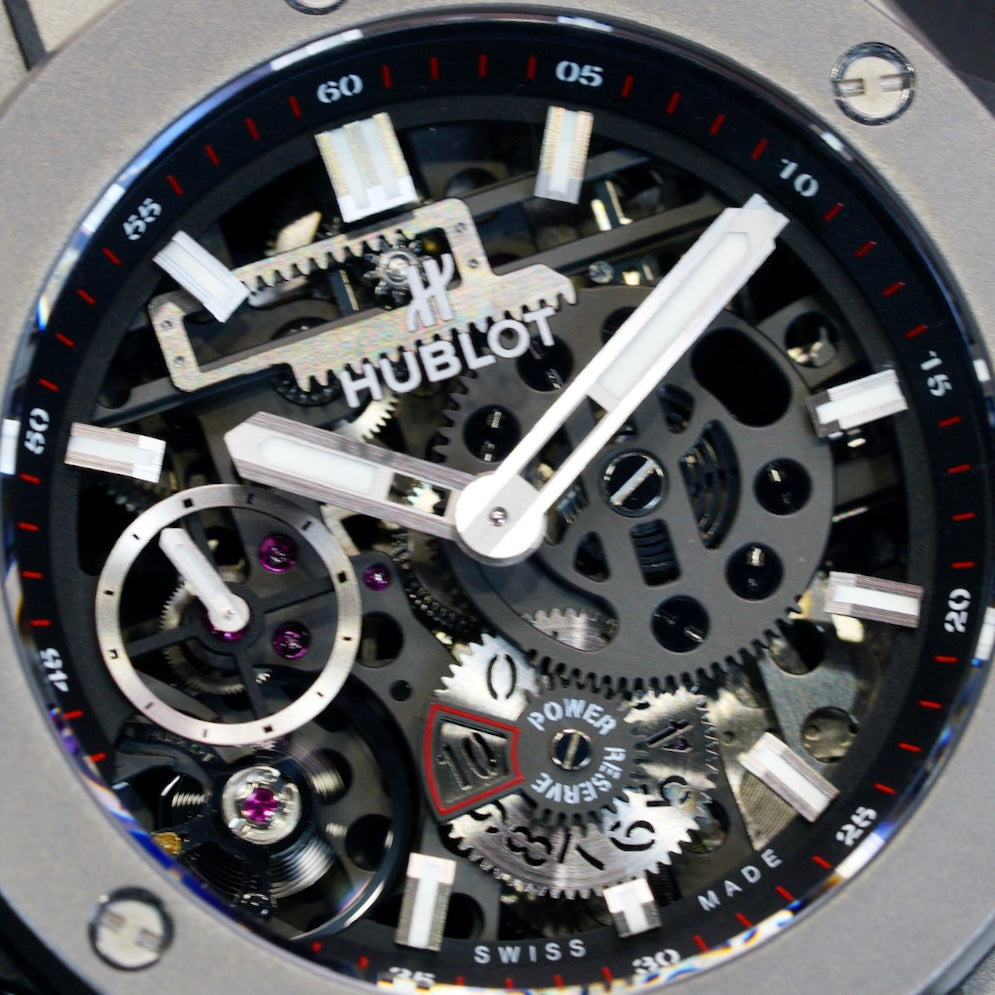 Hublot Big Bang Meca-10 414.NI.1123.RX Skeleton Dial Titanium 45mm
