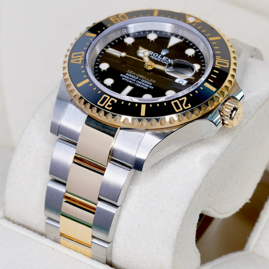 Rolex Sea-Dweller 126603 Black Dial Two-Tone Yellow Gold & Steel 43mm