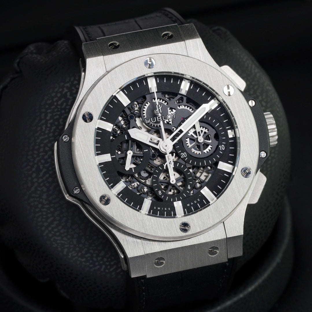 Hublot Big Bang Aero 311.SX.1170.GR Skeleton Dial Stainless Steel 44mm 2016