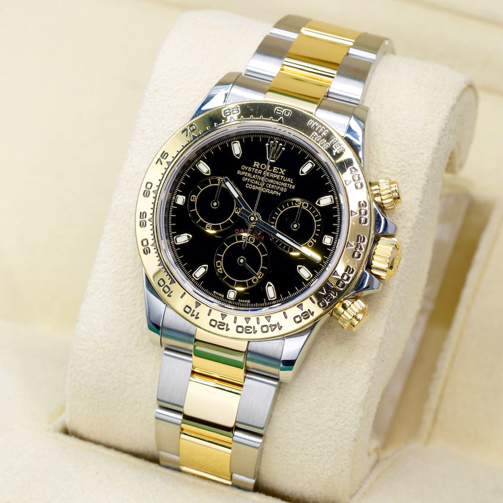 Rolex Daytona 116503 Black Dial Two-Tone Yellow Gold & Steel 40mm 2019