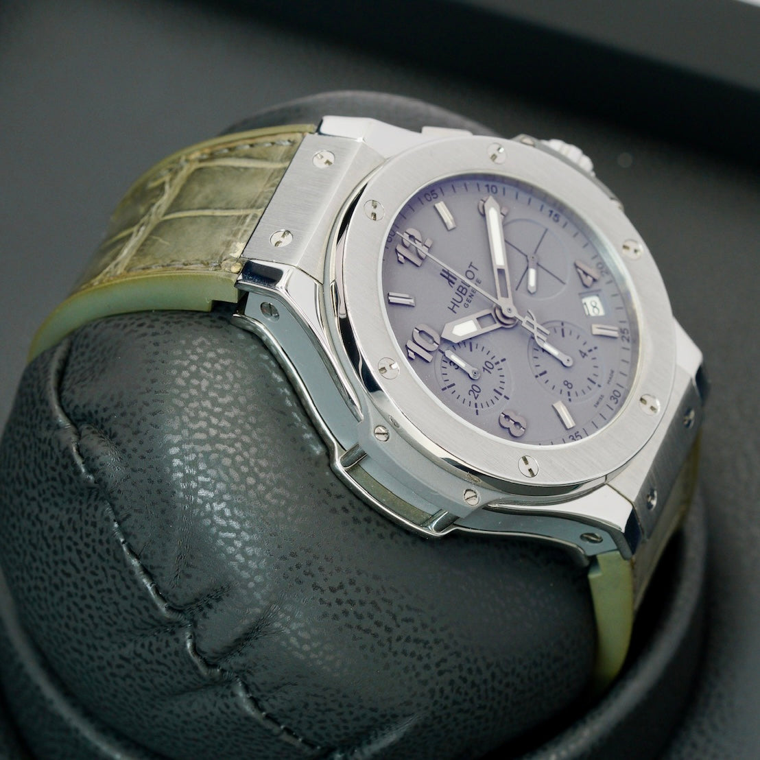 Hublot Big Bang 342.ST.5010.LR “EARL GREY” Stainless Steel Grey Strap 41mm