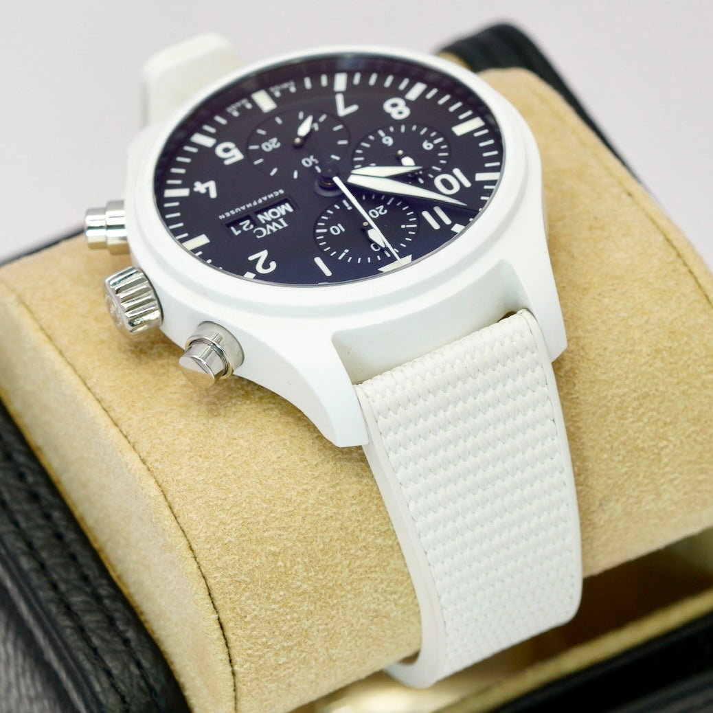 IWC Pilot IW389105 “TOP GUN” Chronograph White Ceramic 44.5mm 2024