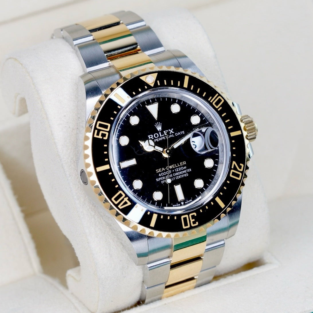 Rolex Sea-Dweller 126603 Black Dial Two-Tone Yellow Gold & Steel 43mm