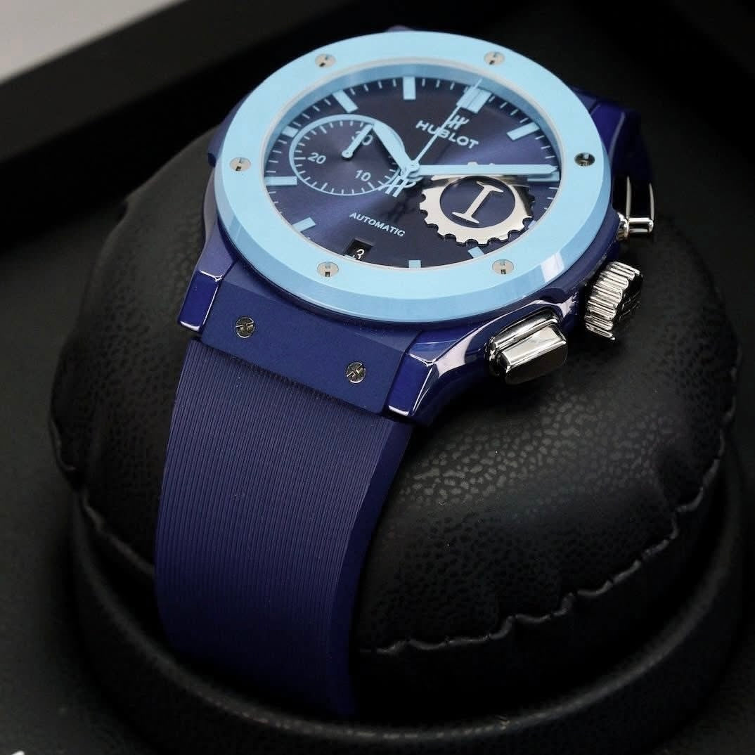Hublot Classic Fusion 521.EX.7170.RX.GIT19 “GARAGE ITALIA” Blue Ceramic 45mm