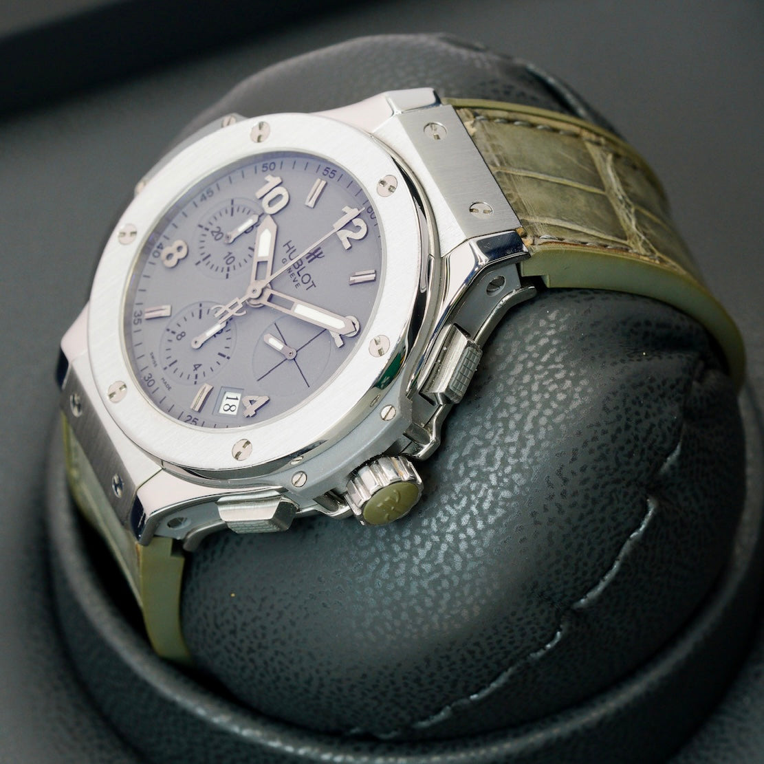 Hublot Big Bang 342.ST.5010.LR “EARL GREY” Stainless Steel Grey Strap 41mm