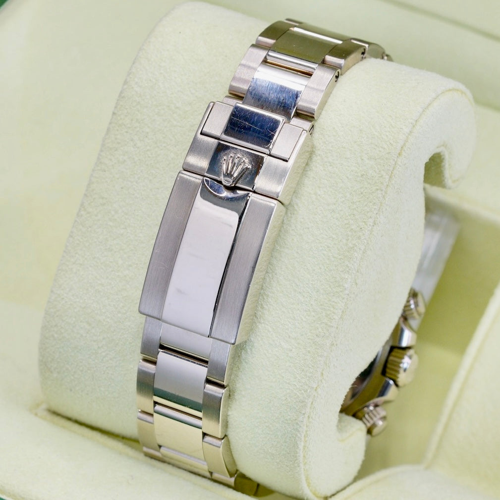 Rolex Daytona 116509 Diamond Pave Roman Dial White Gold 40mm