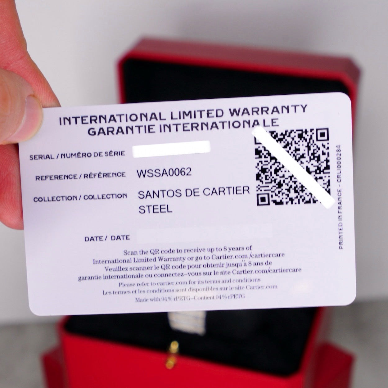 Cartier Santos NEW WSSA0062 “ARABIC DIAMOMD” AM Arabic Diamond Dial Stainless Steel AM Diamond Finishing