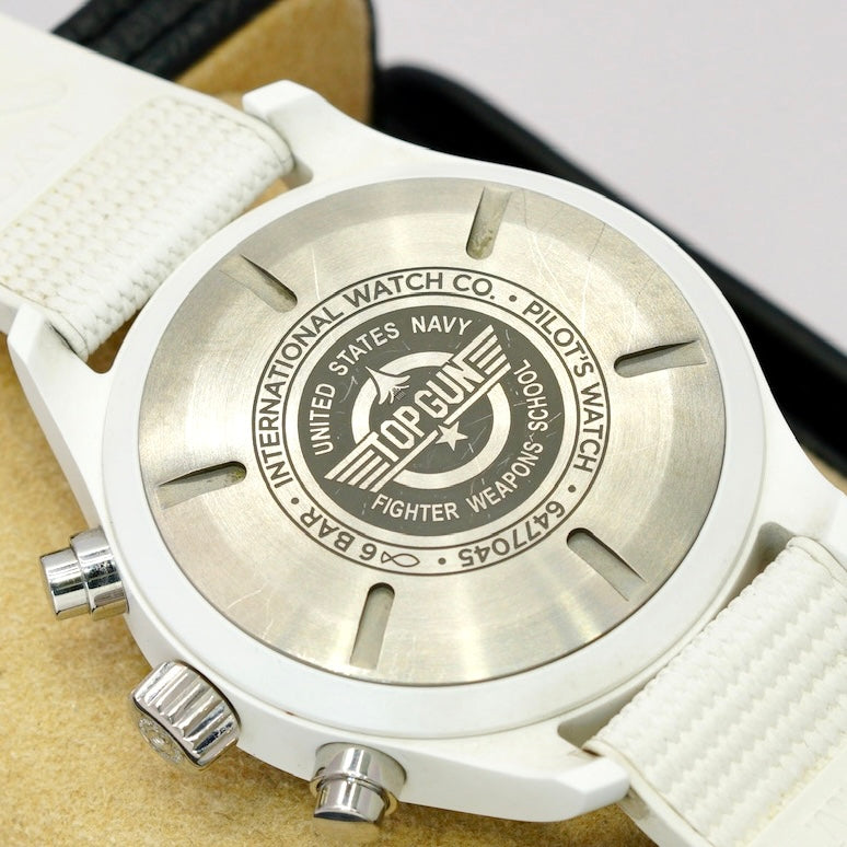 IWC Pilot IW389105 “TOP GUN” Chronograph White Ceramic 44.5mm 2024