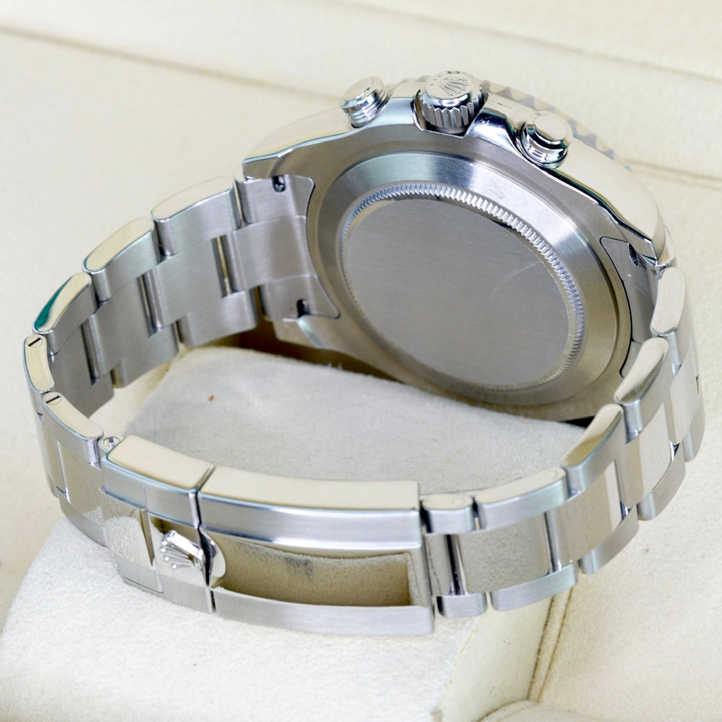 Rolex Yacht-Master II 116680 “MERCEDES” White Dial Mercedes Hands Stainless Steel 44mm