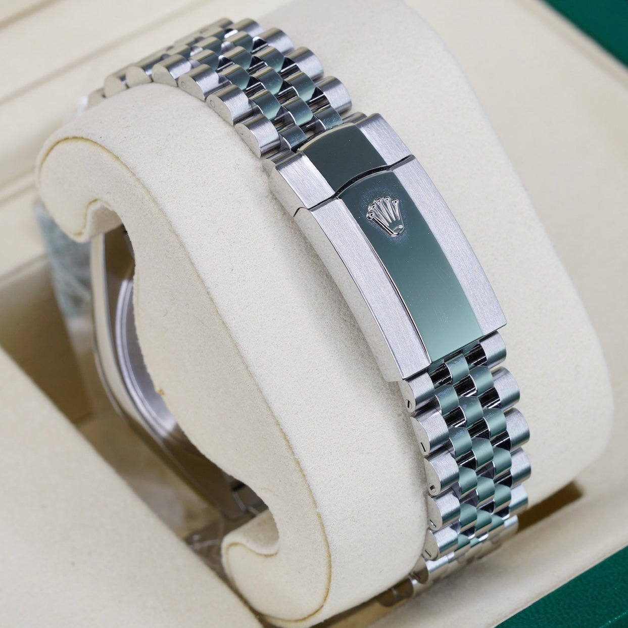Rolex NEW 2025 Datejust 126334 Blue Stick Dial White Gold Bezel Stainless Steel Jubilee 41mm