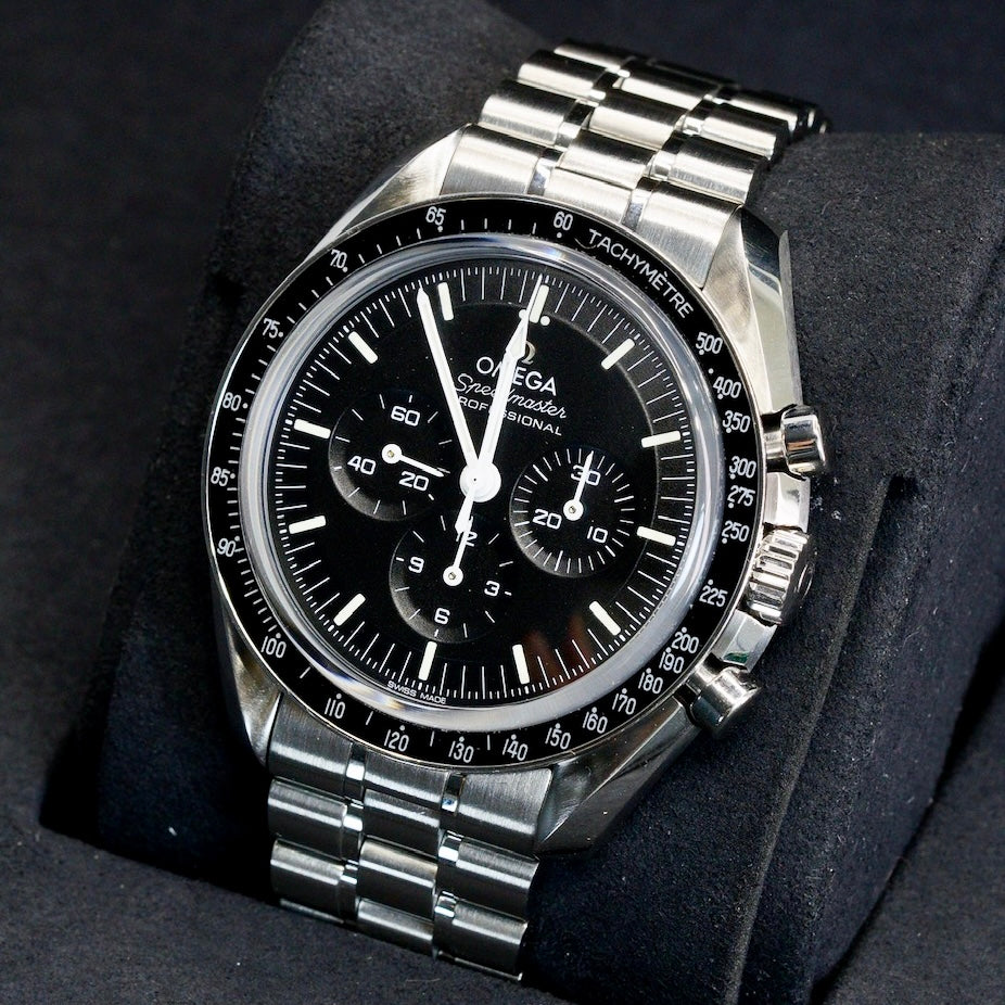 Omega Speedmaster Professional Moonwatch 310.30.42.50.01.002 Black Dial Stainless Steel 42mm
