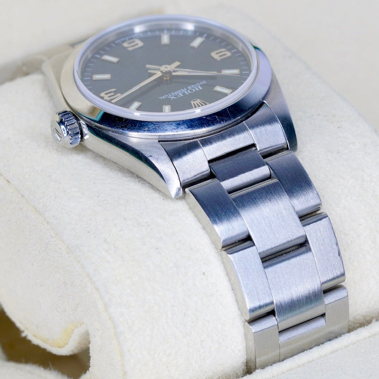 Rolex Oyster Perpetual 77080 Blue Dial Stainless Steel 31mm