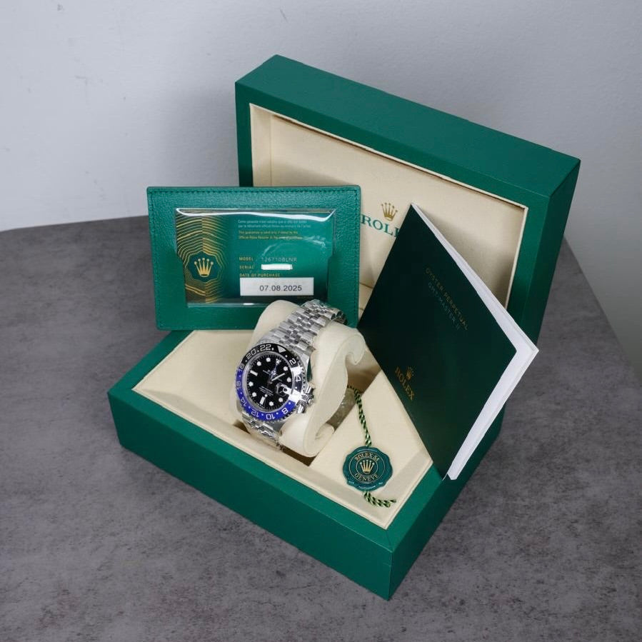 Rolex NEW OLD STOCK GMT-Master II 126710BLNR “BATGIRL” Black Dial Stainless Steel Jubilee 40mm 2025