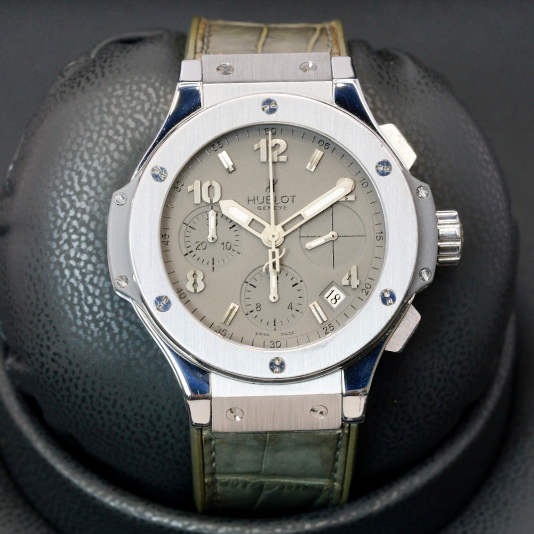 Hublot Big Bang 342.ST.5010.LR “EARL GREY” Stainless Steel Grey Strap 41mm