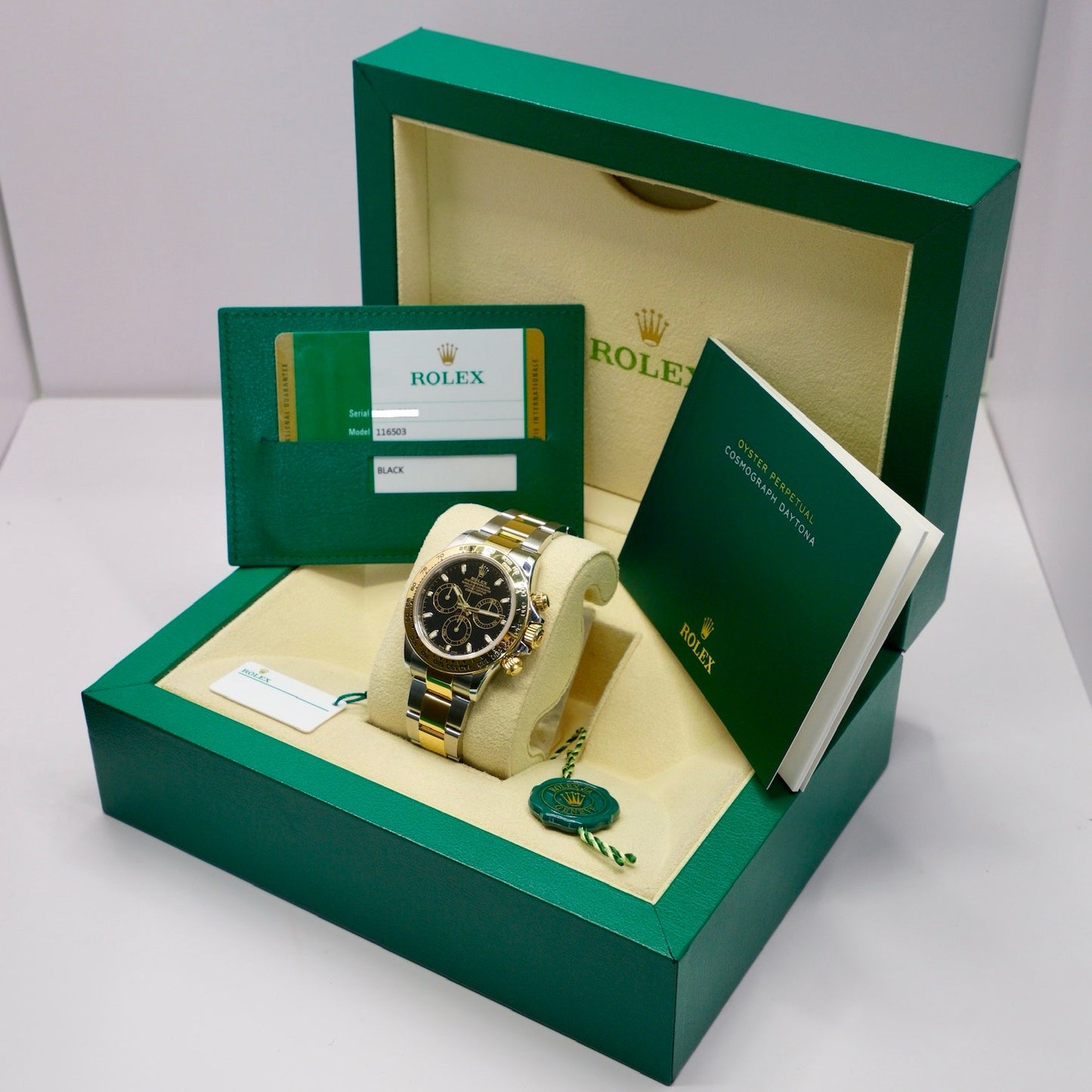 Rolex Daytona 116503 Black Dial Two-Tone Yellow Gold & Steel 40mm 2019