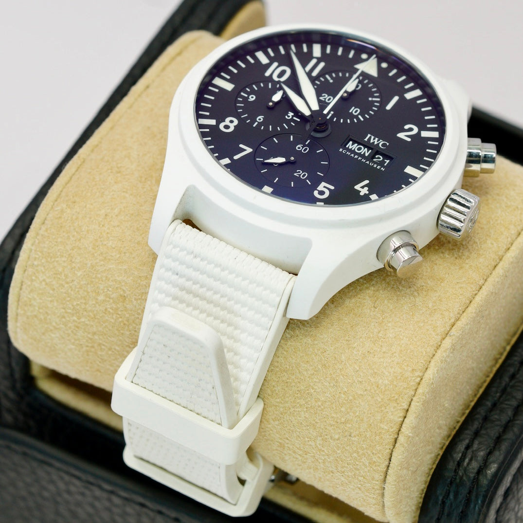 IWC Pilot IW389105 “TOP GUN” Chronograph White Ceramic 44.5mm 2024