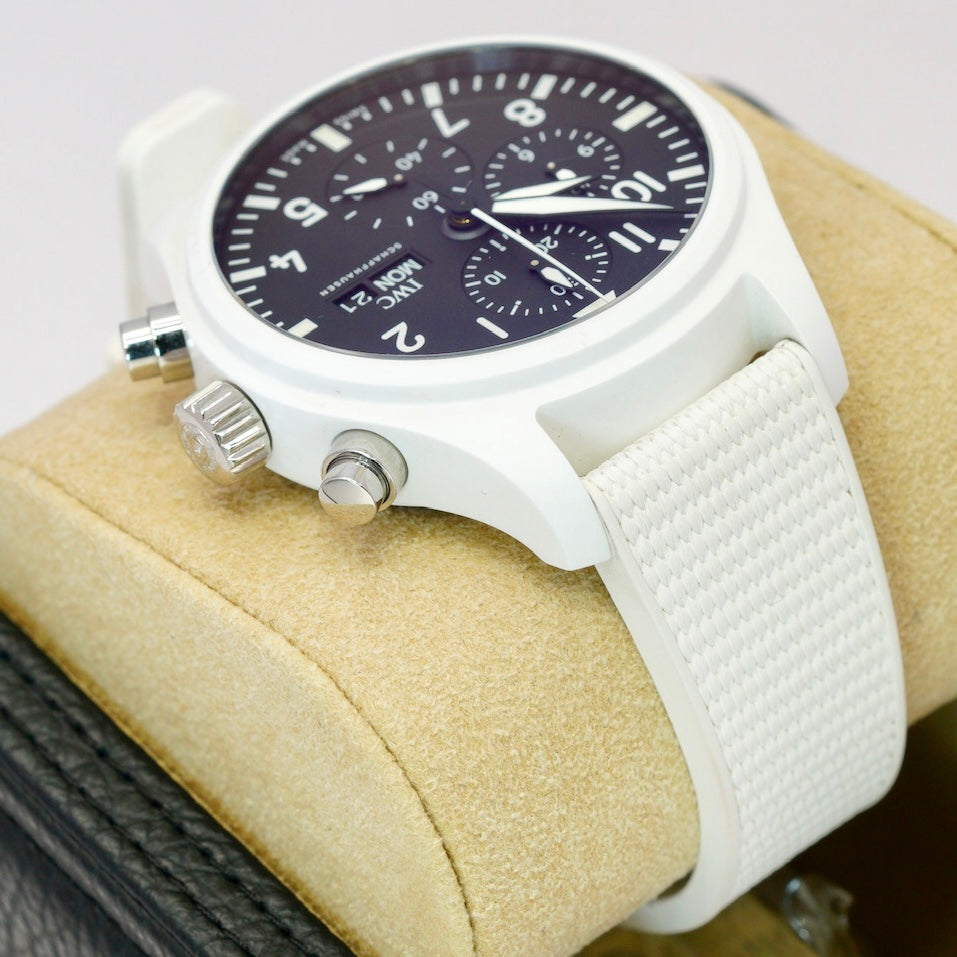 IWC Pilot IW389105 “TOP GUN” Chronograph White Ceramic 44.5mm 2024