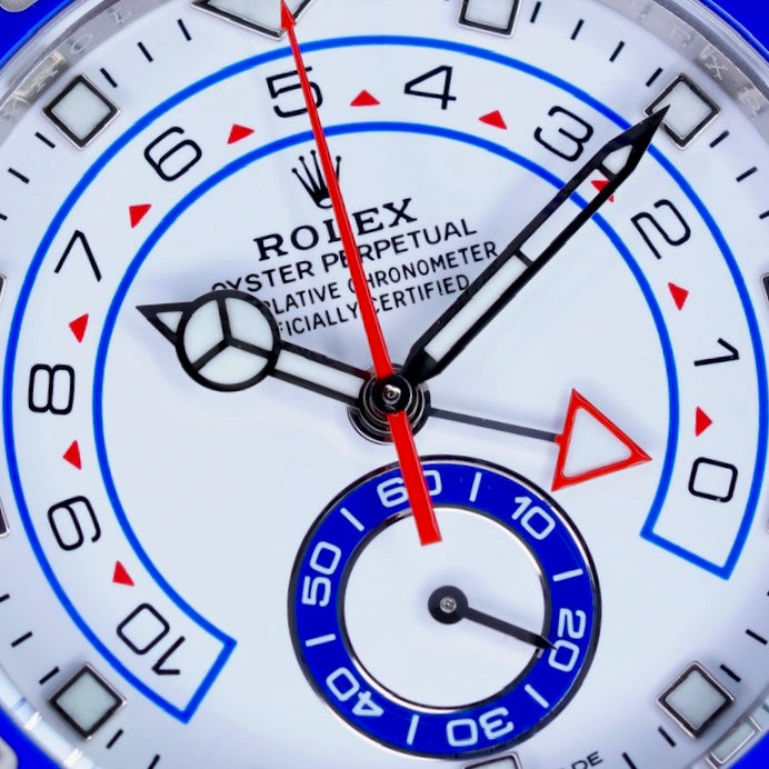 Rolex Yacht-Master II 116680 “MERCEDES” White Dial Mercedes Hands Stainless Steel 44mm