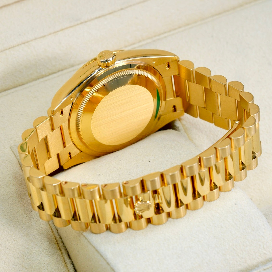 Rolex Day-Date 128238 White Roman Dial Yellow Gold President 36mm 2021