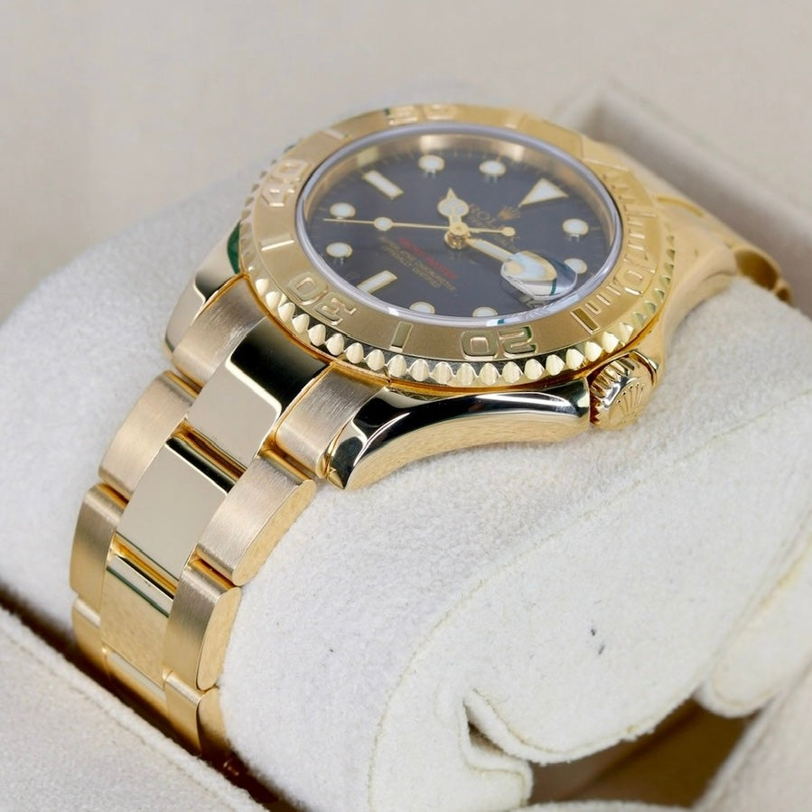 Rolex Yacht-Master 168628 Blue Dial Yellow Gold 35mm