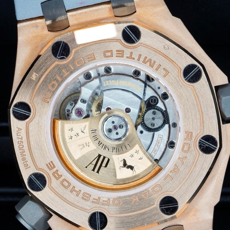 Audemars Piguet Royal Oak Offshore Diver 15711OI.OO.A006CA.01 “JAPAN EDITION” Grey Dial Rose Gold Rubber Strap 42mm