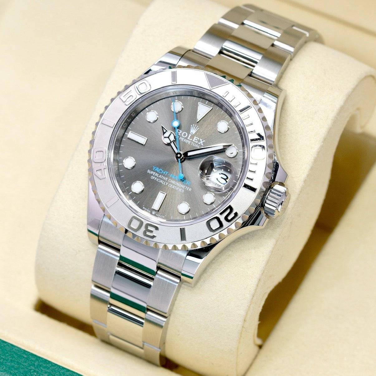 Rolex NEW 2025 Yacht-Master 126622 Rhodium Dial Platinum Bezel Stainless Steel 40mm