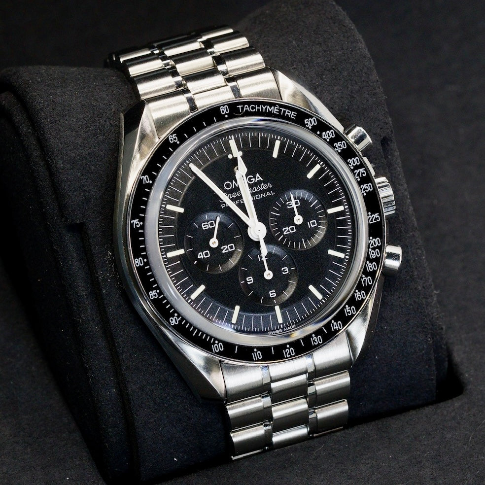 Omega Speedmaster Professional Moonwatch 310.30.42.50.01.002 Black Dial Stainless Steel 42mm