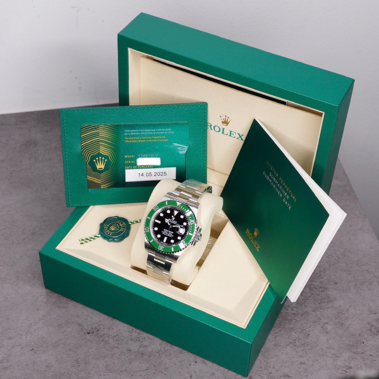 Rolex NEW 2025 Submariner Date 126610LV “STARBUCKS” Black Dial Green Bezel Stainless Steel 41mm