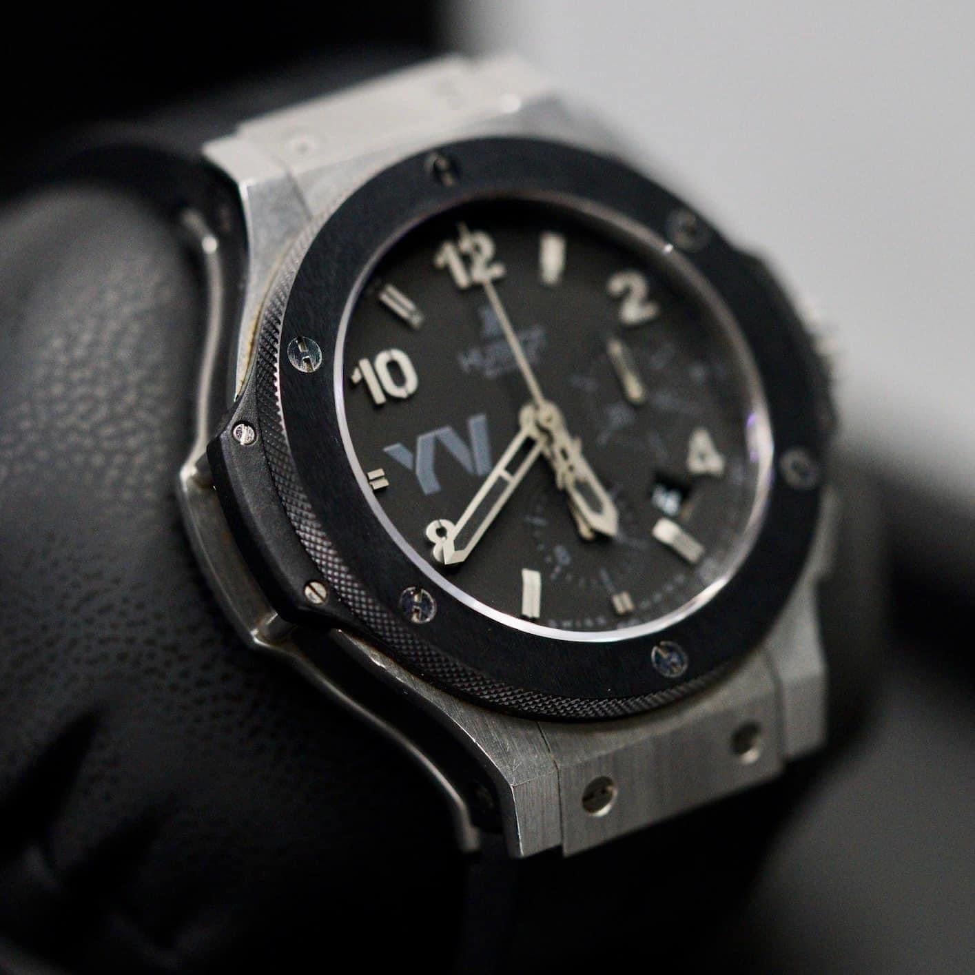 Hublot Big Bang 44mm Yankee Victor Black Ceramic stainless steel Chrono rubber