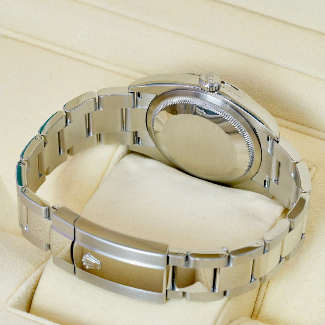 Rolex Datejust 126234 Blue Dial White Gold Bezel Stainless Steel Oyster 36mm 2023