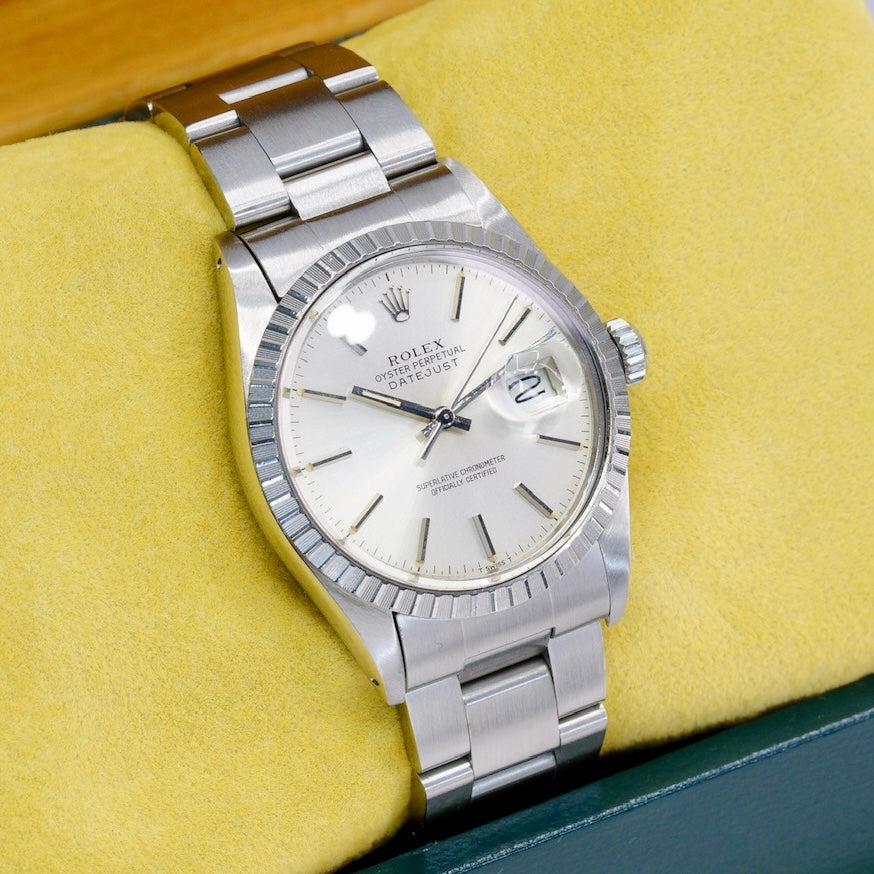 Rolex Datejust 16030 Silver Dial Stainless Steel 36mm