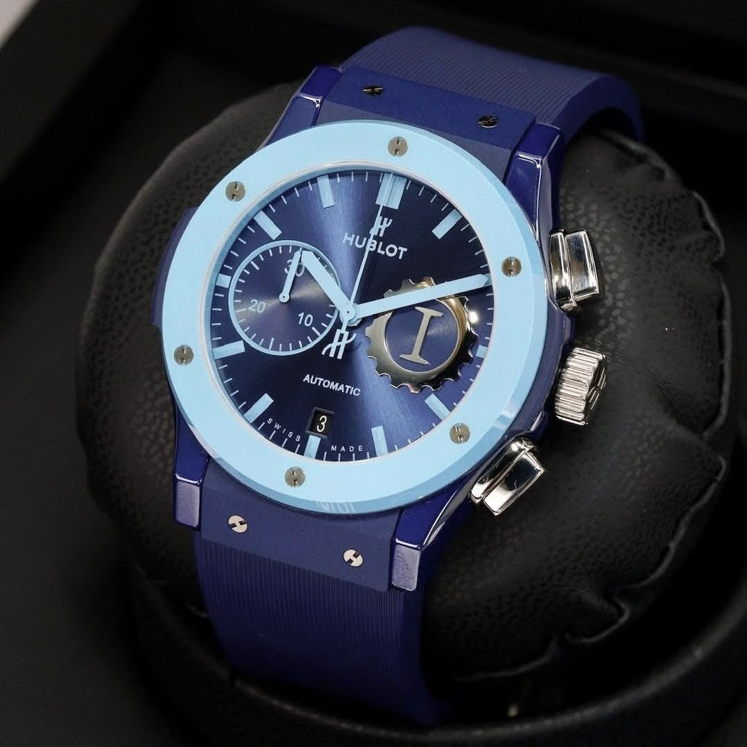 Hublot Classic Fusion 521.EX.7170.RX.GIT19 “GARAGE ITALIA” Blue Ceramic 45mm