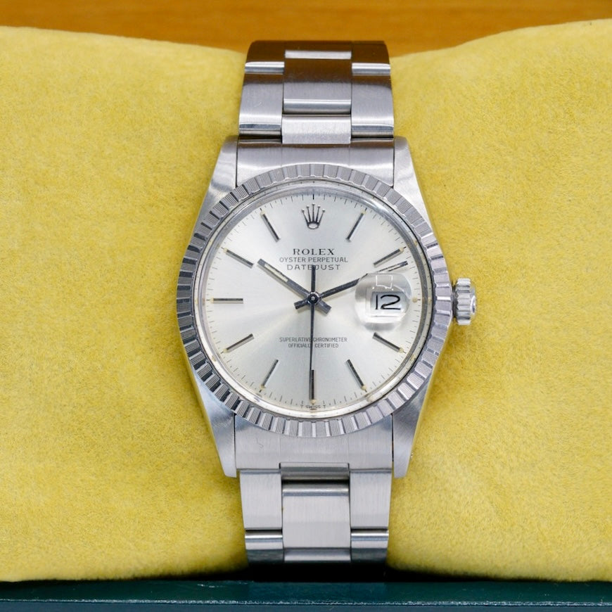 Rolex Datejust 16030 Silver Dial Stainless Steel 36mm