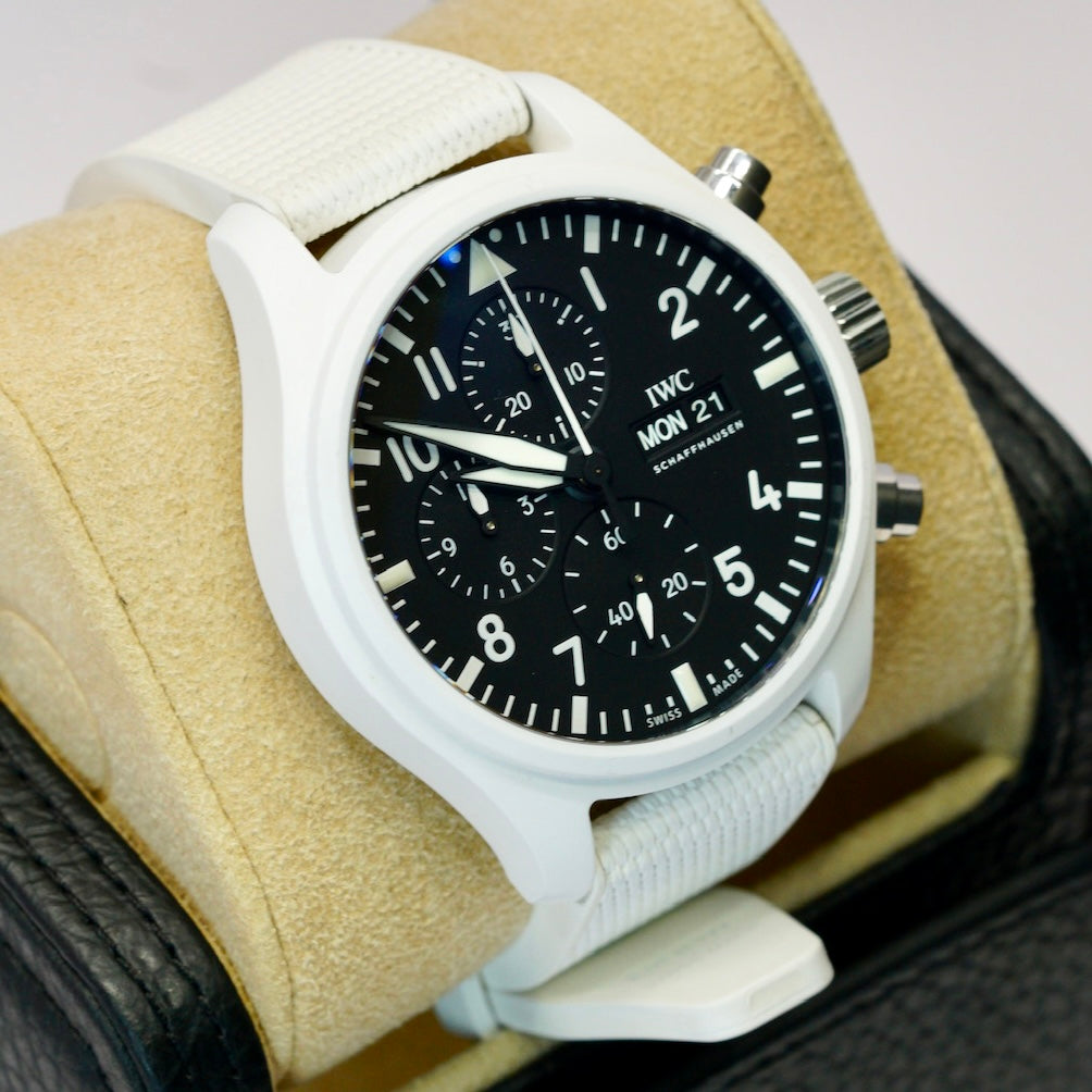 IWC Pilot IW389105 “TOP GUN” Chronograph White Ceramic 44.5mm 2024