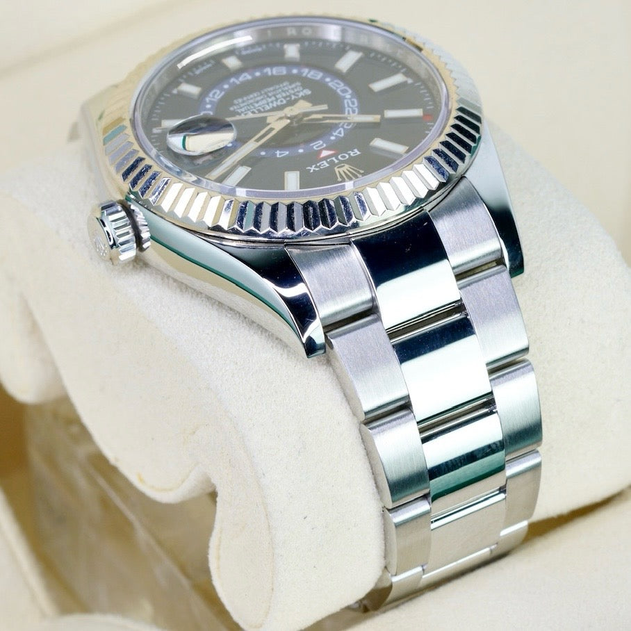 Rolex Sky-Dweller 326934 Blue Dial White Gold Bezel Stainless Steel 42mm 2019