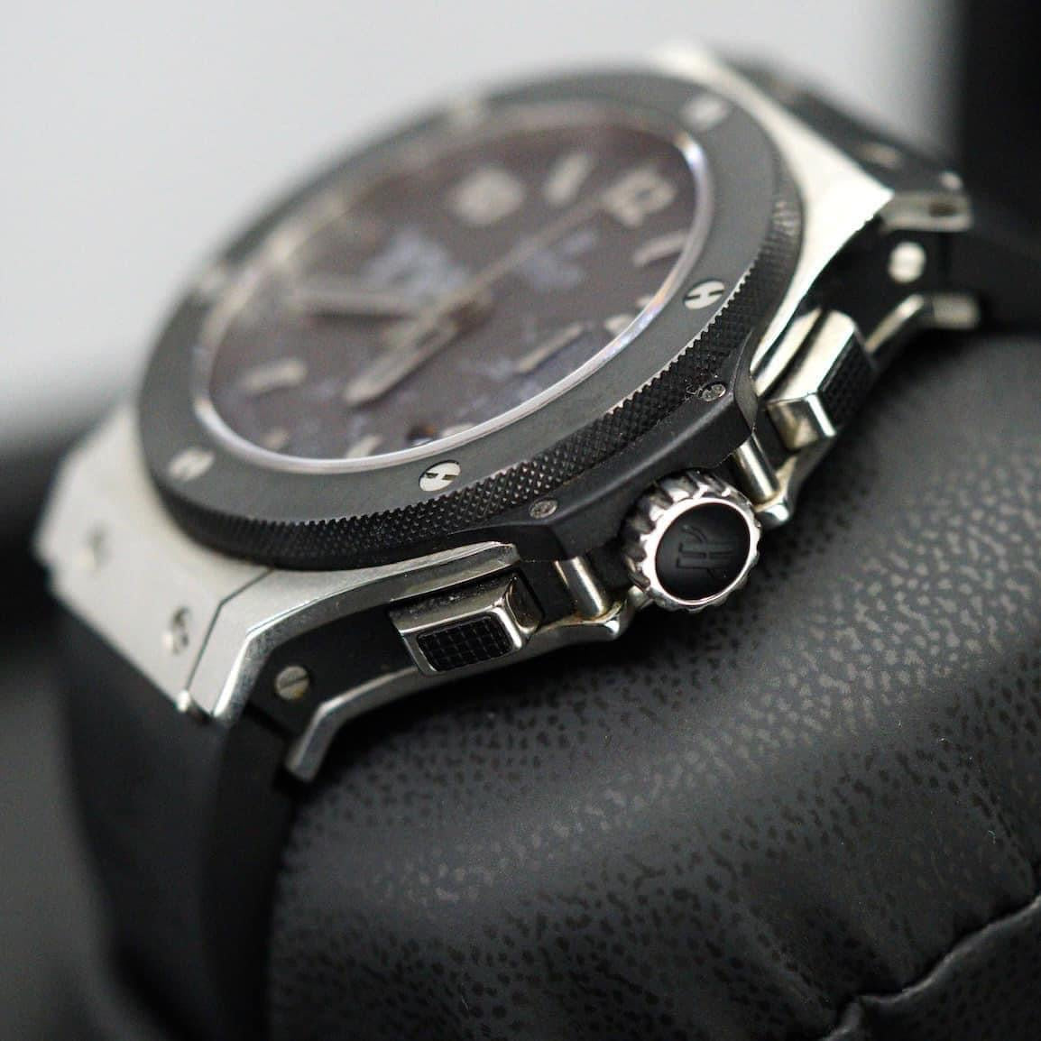 Hublot Big Bang 44mm Yankee Victor Black Ceramic stainless steel Chrono rubber