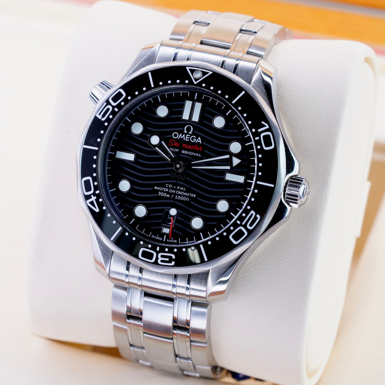 Omega NEW OLD STOCK Seamaster Diver 210.30.42.20.01.001 300 M Black Dial Stainless Steel 42mm