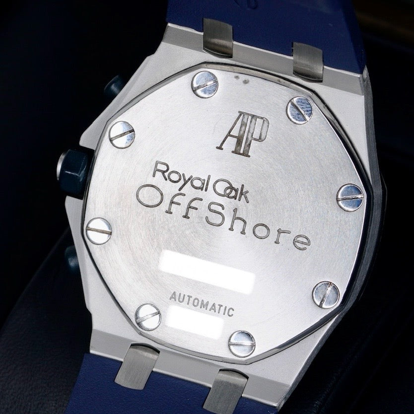 Audemars Piguet Royal Oak Offshore 26170ST.OO.D305CR.01 “BLUE PANDA” White Dial Navy Sub Dials Stainless Steel Rubber Strap 42mm