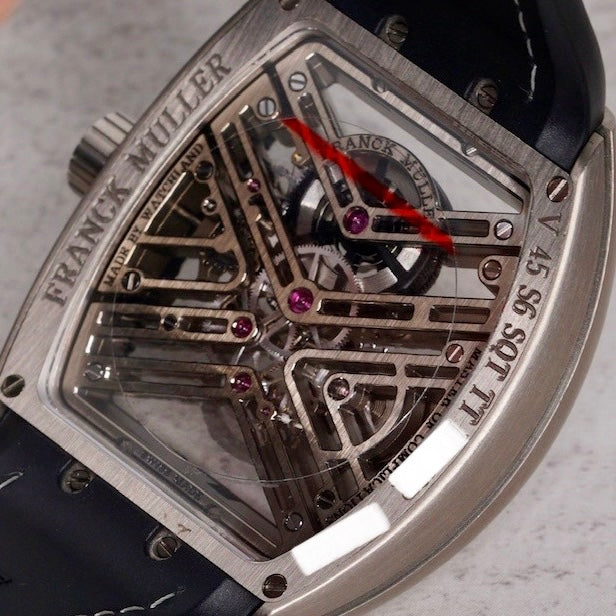 Franck Muller Vanguard V45 S6 SQT TT BR NR Skeleton Seven Days
