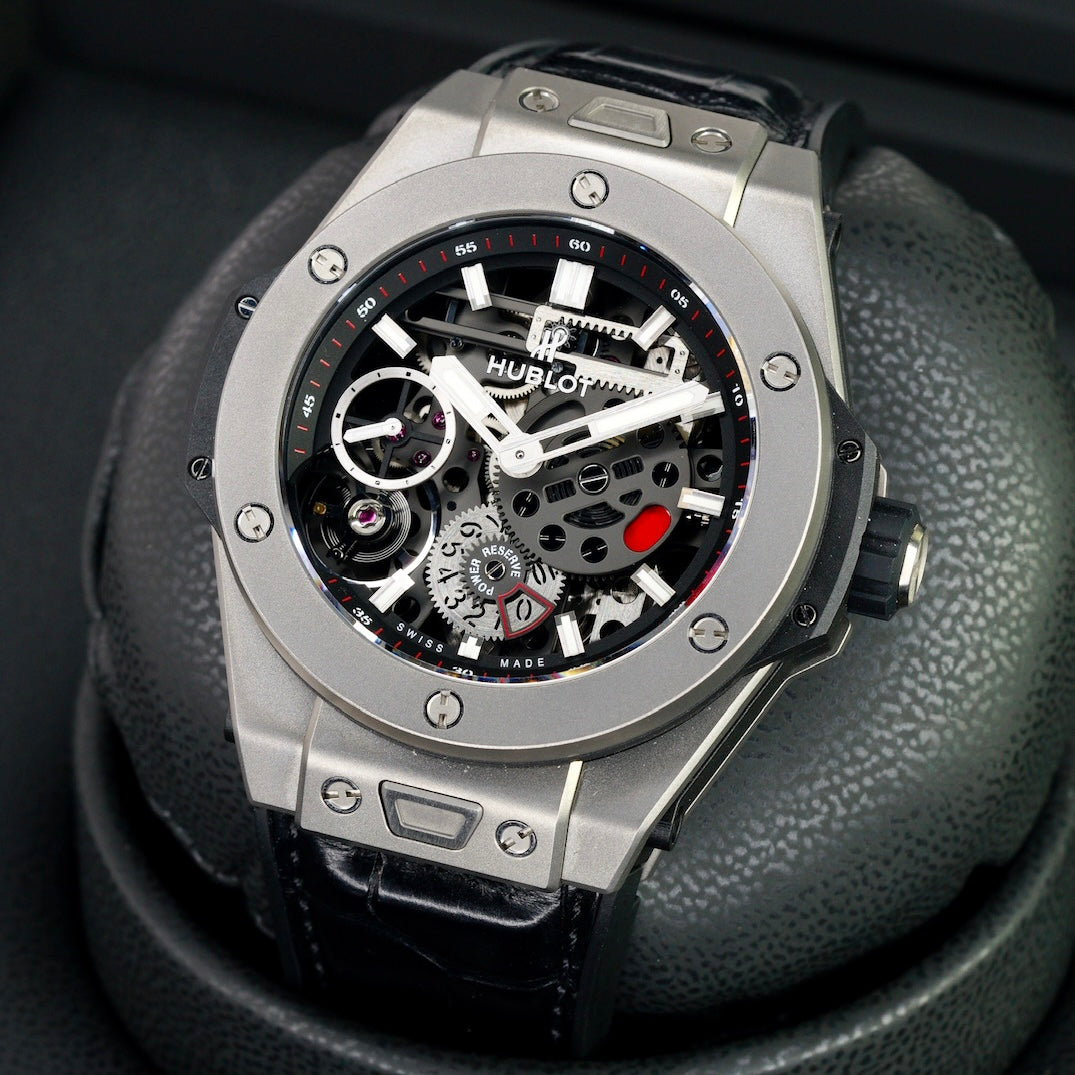 Hublot Big Bang Meca-10 414.NI.1123.RX Skeleton Dial Titanium 45mm