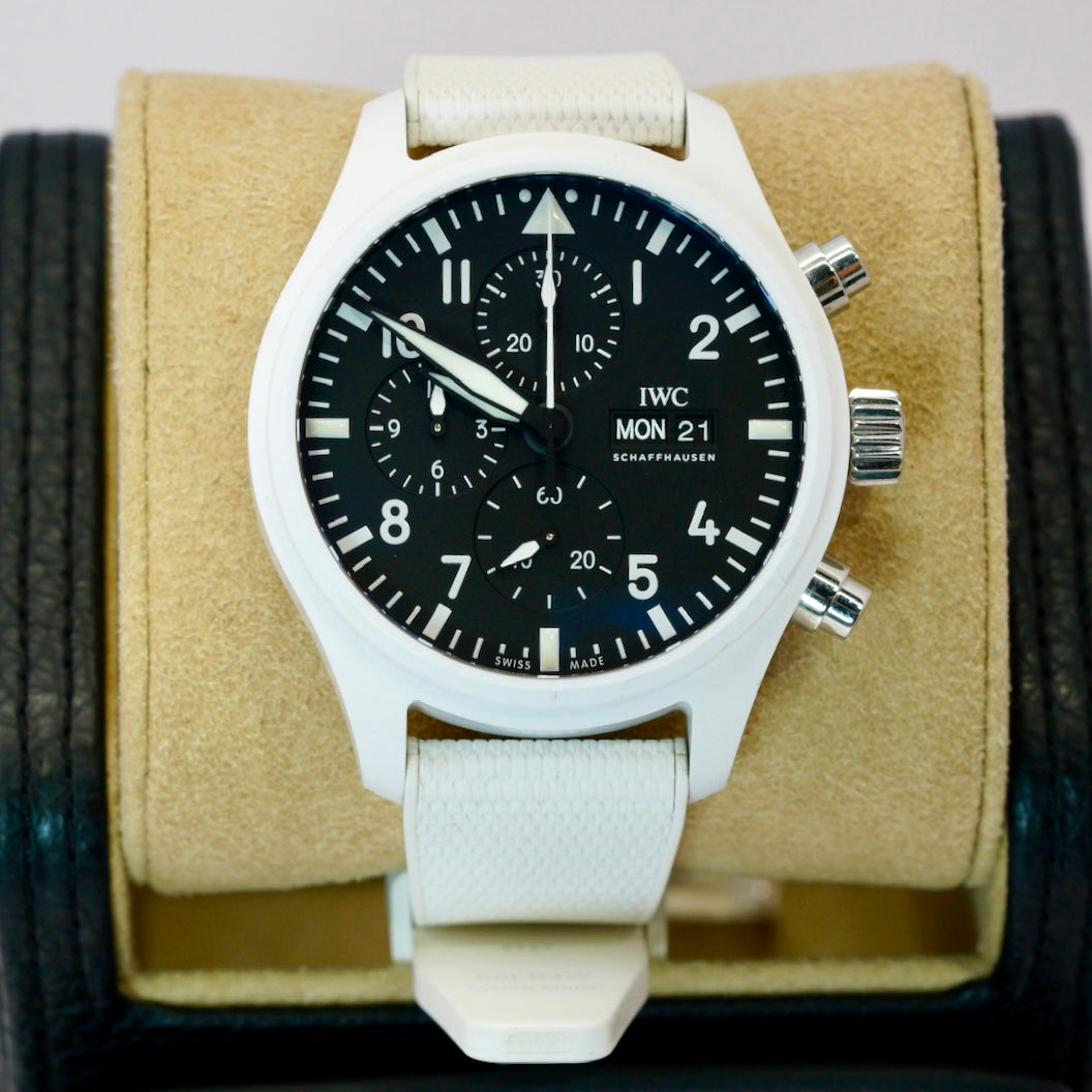 IWC Pilot IW389105 “TOP GUN” Chronograph White Ceramic 44.5mm 2024